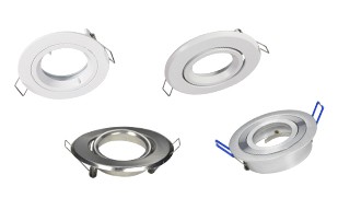 GU10 and MR16 downlight frames